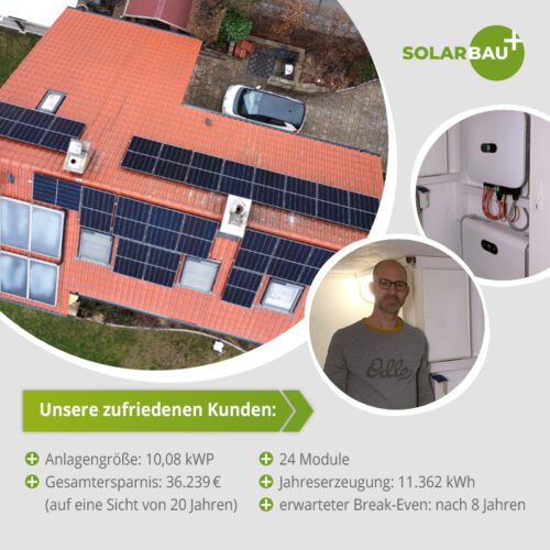 Zufriedene Kunden von SolarBauPlus aus Augsburg Haunstetten