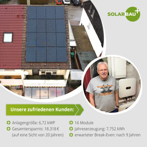 Zufriedene Kunden von SolarBauPlus aus Heiningen