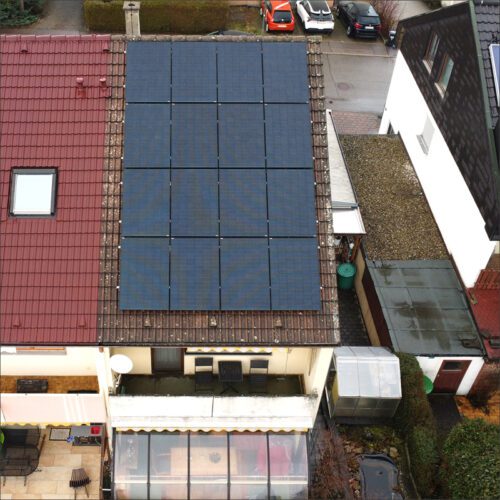 16 SolarModule von SolarBauPlus in Heiningen installiert